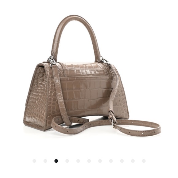 Balenciaga small croc embossed hourglass - Picture 3 of 9